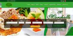 Desktop Screenshot of marshallsdining.com